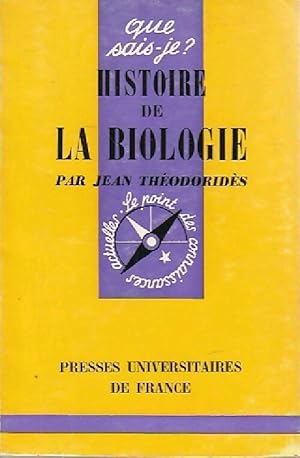 Histoire de la biologie - Jean Théodoridès