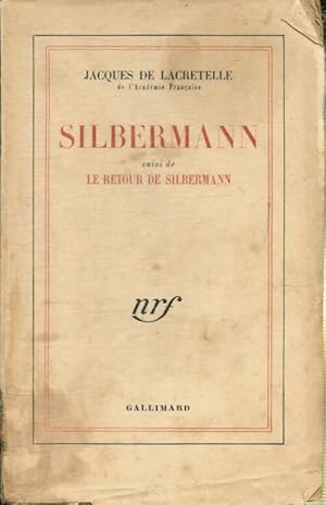 Seller image for Silbermann - Jacques De Lacretelle for sale by Book Hmisphres
