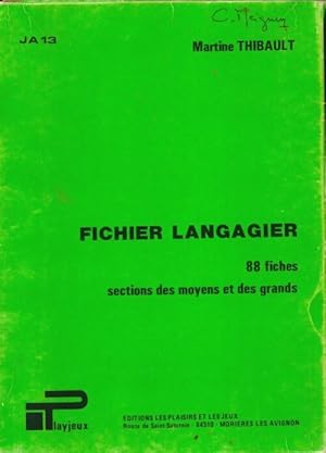 Fichier langagier JA13 - Martine Thibault