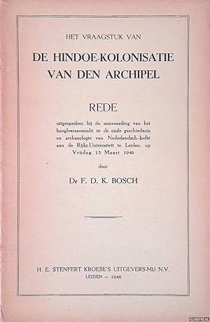 Seller image for Het vraagstuk van de Hindoe-Kolonisatie van den Archipel: rede for sale by Klondyke