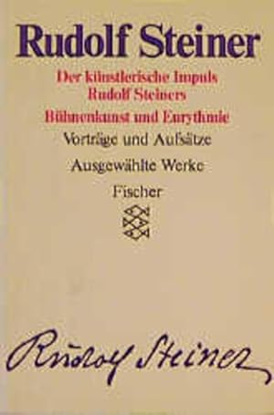 Imagen del vendedor de Rudolf Steiner - Ausgewhlte Werke. Kassette / Der knstlerische Impuls Rudolf Steiners. Bhnenkunst und Eurythmie. Vortrge und Aufstze: Der . Aufstze. Zus.gest. v. Edwin u. Eva Frobse a la venta por Gerald Wollermann