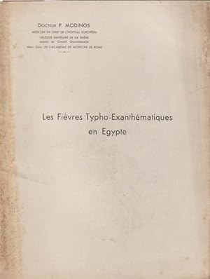 Immagine del venditore per Les fivres typho-exanthmatiques en Egypte COPY SIGNED BY AUGUSTE LUMIERE venduto da PRISCA