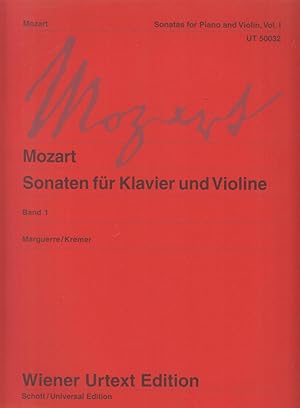 Bild des Verkufers fr Sonatas for Violin and Piano Volume 1 zum Verkauf von Hancock & Monks Music
