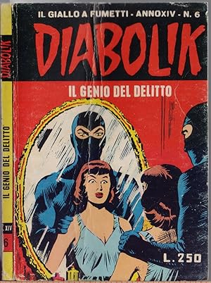 Imagen del vendedor de Diabolik Il genio del delitto - Anno XIV Nr. 6 a la venta por libreria biblos