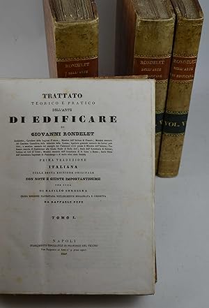 Trattato teorico pratico dell'arte di edificare& prima edizione italiana sula sesta edizione orig...