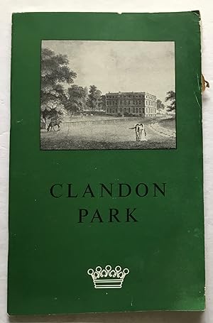 Imagen del vendedor de Clandon Park. a la venta por Monkey House Books