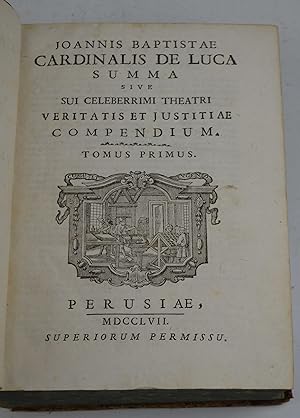 Summa sive sui celeberrimi Theatri Veritatis et Justitia compendium.