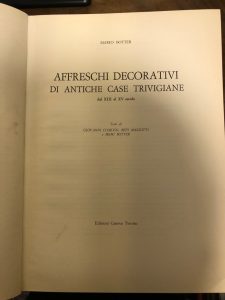 Imagen del vendedor de AFFRESCHI DECORATIVI DI ANTICHE CASE TRIVIGIANE DAL XIII AL XV SECOLO a la venta por AL VECCHIO LIBRO