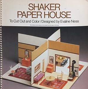 Shaker Paper House: to cut out and color