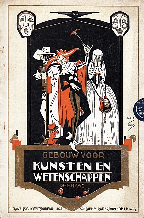 Gebouw voor kunsten en wetenschappen te s-Gravenhage. 4 theaterprogramma's uit 1922-1923.