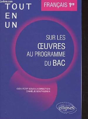 Bild des Verkufers fr Franais 1re - Tout en un sur les oeuvres au programme du Bac - Collection "Tout en un" zum Verkauf von Le-Livre