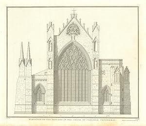 Elevation of the East End of the Choir of Carlisle Cathedral