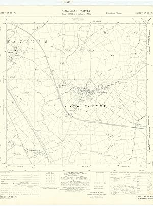 Ordnance Survey Sheet SP 66 NW [Part of Northamptonshire - Long Buckby, Watford]