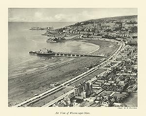 Image du vendeur pour Air View of Weston-super-Mare mis en vente par Antiqua Print Gallery