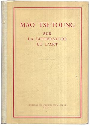 Seller image for Sur la littrature et l'art for sale by FERDYDURKE LIBROS