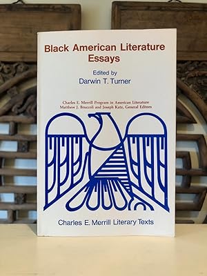 Imagen del vendedor de Black American Literature Essays a la venta por Long Brothers Fine & Rare Books, ABAA