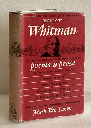 Seller image for The Portable Walt Whitman (Viking Portable Library Series) for sale by boredom books