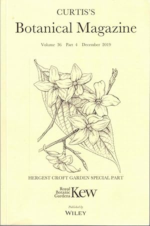 Seller image for Curtis's Botanical Magazine Volume 36 Part 4 December 2019 for sale by Kenneth Mallory Bookseller ABAA