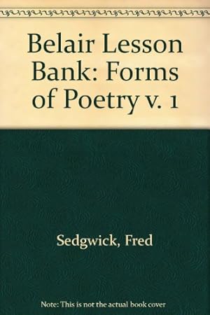 Seller image for Forms of Poetry (v. 1) (Lesson Bank S.) for sale by WeBuyBooks