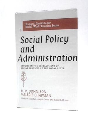 Seller image for Social Policy and Administration Studies in the Development of Social Services at the Local Level for sale by World of Rare Books
