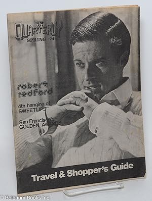Imagen del vendedor de CTC Quarterly aka Continental Travel Club quarterly; #1, Spring 1974: Robert Redford a la venta por Bolerium Books Inc.
