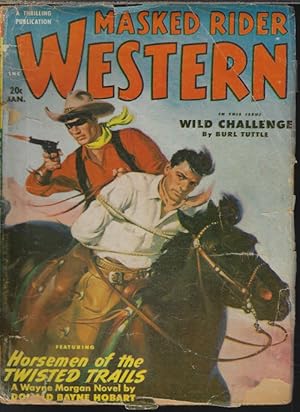 Imagen del vendedor de MASKED RIDER WESTERN: January, Jan. 1951 a la venta por Books from the Crypt