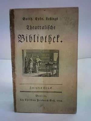 Imagen del vendedor de Theatralische Bibliothek, zweites Stck a la venta por Celler Versandantiquariat