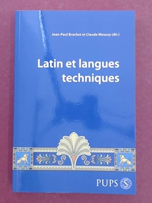 Bild des Verkufers fr Latin et langues techniques. Aus der Reihe "Lingua Latina." zum Verkauf von Wissenschaftliches Antiquariat Zorn