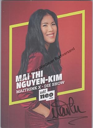 Bild des Verkäufers für Original Autogramm Mai Thi Nguyen-Kim /// Autograph signiert signed signee zum Verkauf von Wimbauer Buchversand