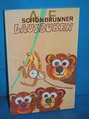 Imagen del vendedor de Schnbrunner Lausbuben : Ein Bilderbuch ber d. lustigen Streiche u. Abenteuer unserer Schnbrunner Tierkinder. [Zeichn.: Rosl Warzilek] a la venta por Antiquarische Fundgrube e.U.