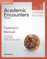 Bild des Verkufers fr Academic Encounters Level 3 Teacher\ s Manual Listening and Speaking: Life in Society zum Verkauf von moluna