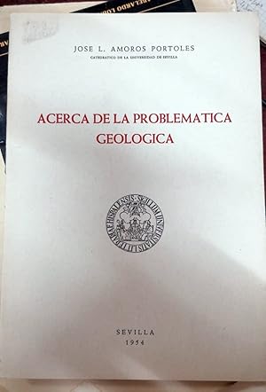 Imagen del vendedor de ACERCA DE LA PROBLEMTICA GEOLGICA. Separata a la venta por Itziar Arranz Libros & Dribaslibros