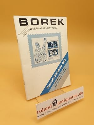 Imagen del vendedor de BOREK Briefmarken ; Republik Sdafrika, Sdwestafrika, Transkei, Bophuthatswana, Ciskei, Venda ; 59. Jahrgang 1983 a la venta por Roland Antiquariat UG haftungsbeschrnkt