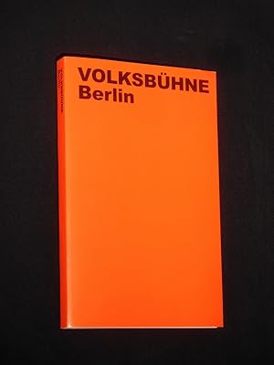 Bild des Verkufers fr Volksbhne Berlin, September 2017 bis Januar 2018. Programmbuch 1. I want to be free zum Verkauf von Fast alles Theater! Antiquariat fr die darstellenden Knste