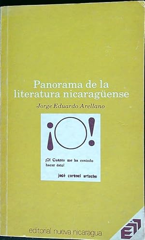 Imagen del vendedor de Panorama de la literatura nicaraguense a la venta por Librodifaccia