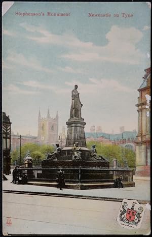 Newcastle Stephenson's Monument Postcard