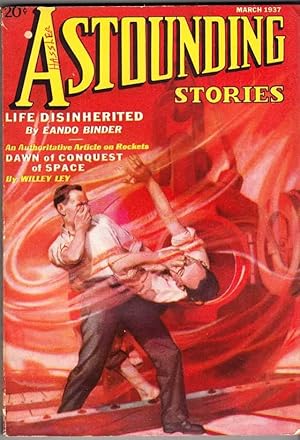 Bild des Verkufers fr Astounding Stories Vol. XIX, No. 1, March, 1937 zum Verkauf von Archer's Used and Rare Books, Inc.