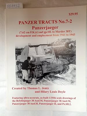 Bild des Verkufers fr Panzer Tracts No. 7-2 Panzerjaeger : zum Verkauf von Versand-Antiquariat Konrad von Agris e.K.