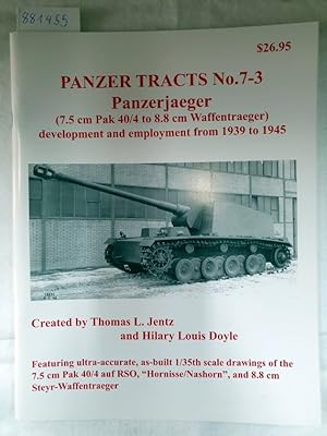 Bild des Verkufers fr Panzer Tracts No. 7-3 Panzerjaeger : zum Verkauf von Versand-Antiquariat Konrad von Agris e.K.