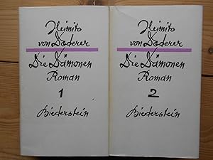 Die Dämonen. Nach der Chronik des Sektionsrates Geyrenhoff, Bd. 1 u. 2 [2 Bde., komplett]. Die Bü...