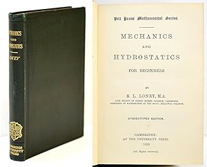 MECHANICS AND HYDROSTATICS FOR BEGINNERS.