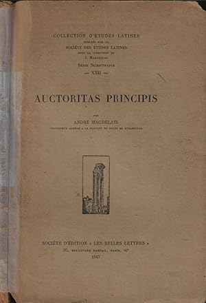 Image du vendeur pour Auctoritas Principis mis en vente par Biblioteca di Babele