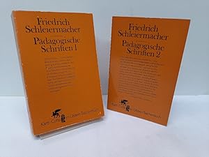 Imagen del vendedor de Pdagogische Schriften. Band 1: Die Vorlesungen aus dem Jahre 1826. Unter Mitwirkung von Theodor Schulze. Herausgegeben von Erich Weniger. 2: Pdagogische Abhandlungen und Zeugnisse. 2 Bnde. (= Ullstein - Buch / Wissenschaftliches Programm, 39078, 39059). a la venta por Antiquariat Langguth - lesenhilft