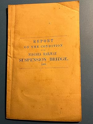 Report on the condition of the Niagara Railway Suspension Bridge