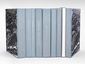 Oeuvres (8 Volumes sous 7 étuis et suite des lithographies : Complet) Courrier Sud ; Vol de Nuit ...