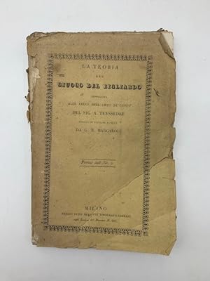 La teoria del giuoco del bigliardo associata alle leggi dell'urto de' corpi