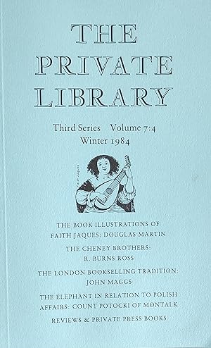 Seller image for The Private Library. Third Series, Volume 7:4, Winter 1984 for sale by Shore Books