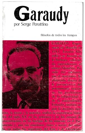 Image du vendeur pour Garaudy y el marxismo del siglo XX mis en vente par FERDYDURKE LIBROS