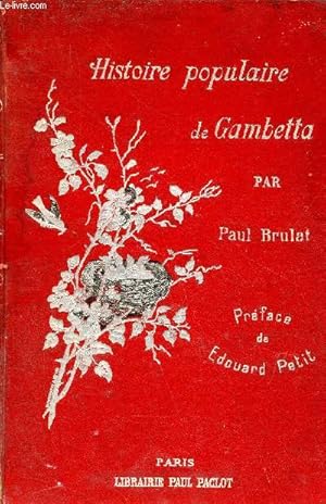 Imagen del vendedor de Histoire populaire de Lon Gambetta. a la venta por Le-Livre