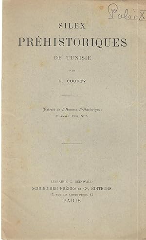 Imagen del vendedor de Silex prhistoriques de Tunisie a la venta por PRISCA